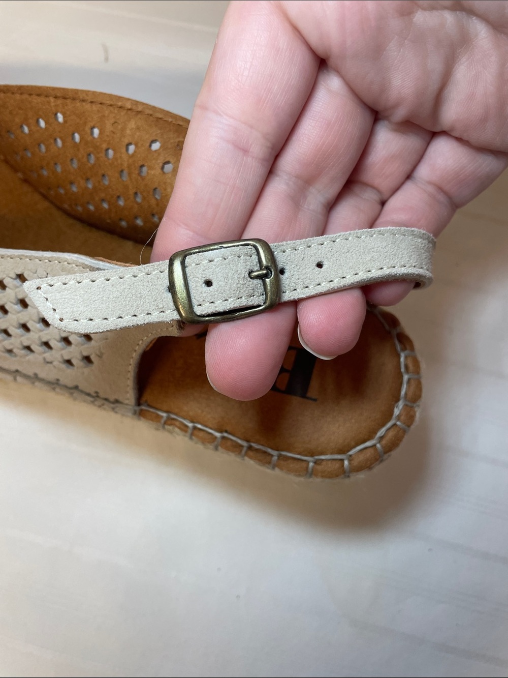 Brown’s Fullerton slingback wedge espadrille open toe sandals women’s size 8 - Picture 11 of 15